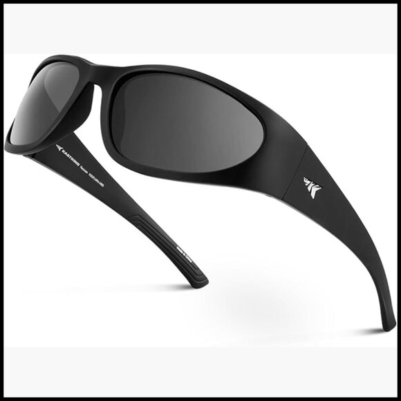 Other - Polarized Sport Sunglasses with Grilamid Frame, Wide Temple Wrap for Driving